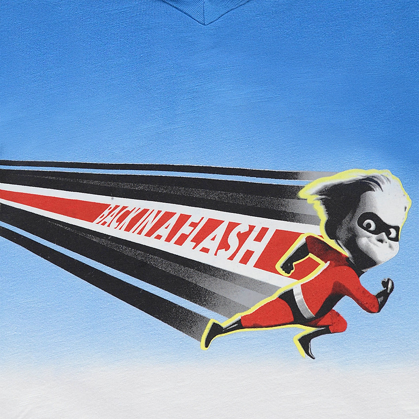 Tee-shirt manches courtes effet tie and dye avec print super-héros Disney  