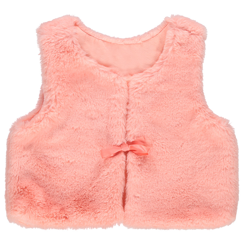 Gilet sans manches en sherpa doublé jersey 