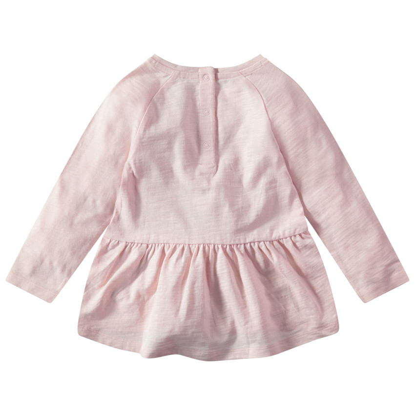 Tunique volantée manches longues avec lapins en tutu printés 