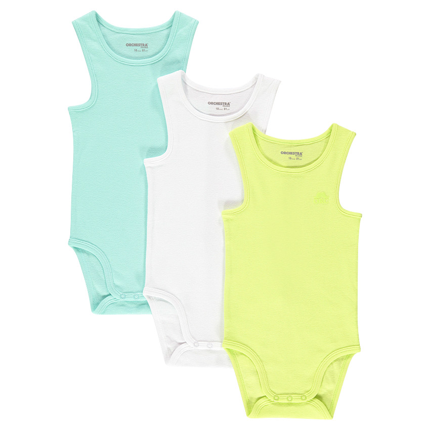 Lot de 3 bodies forme débardeur 