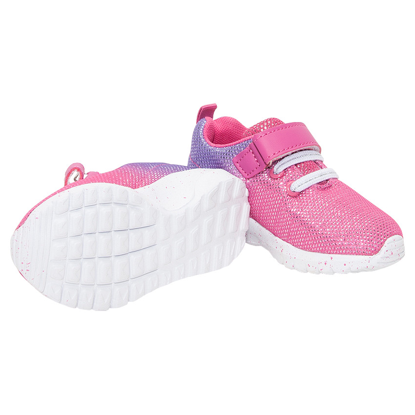 Baskets basses fantaisie à lacets élastiques 