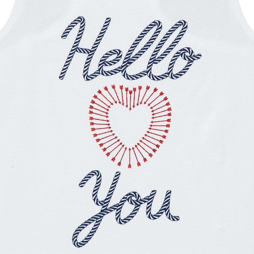 Débardeur en jersey avec print fantaisie 