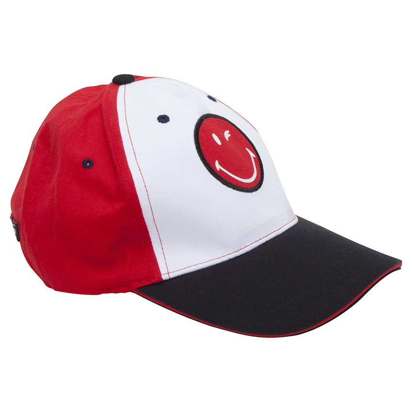 Casquette tricolore Smiley 