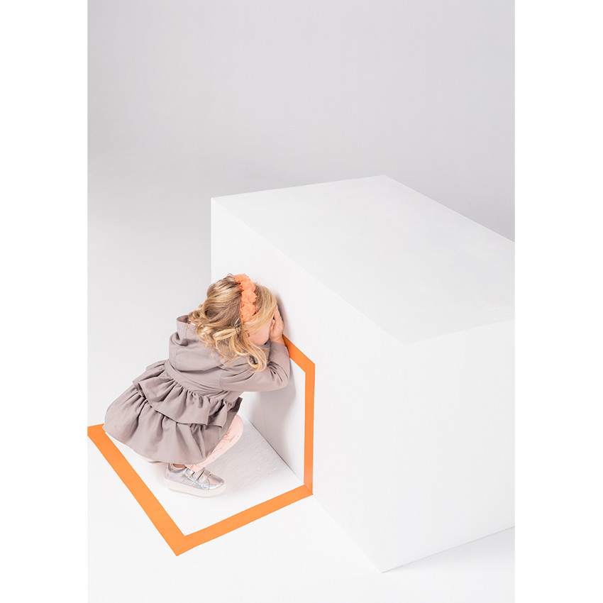 Trench taupe volanté doublé sherpa 