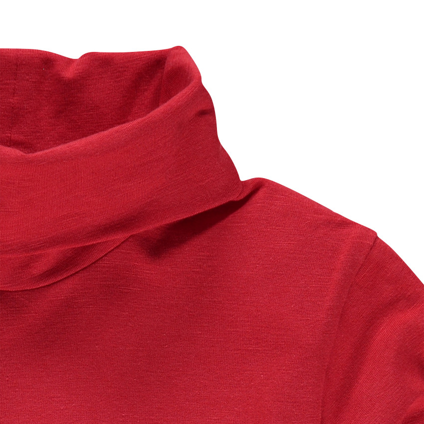 Junior - Sous-pull uni col roulé 