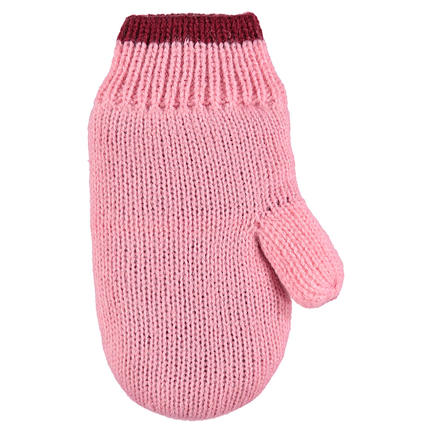 Ensemble bonnet en tricot poil et gants doublés sherpa  