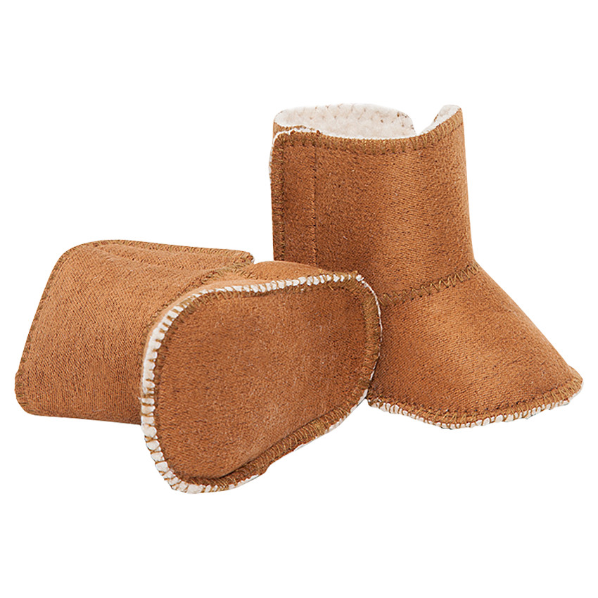 1/2 bottes camel doublées sherpa 