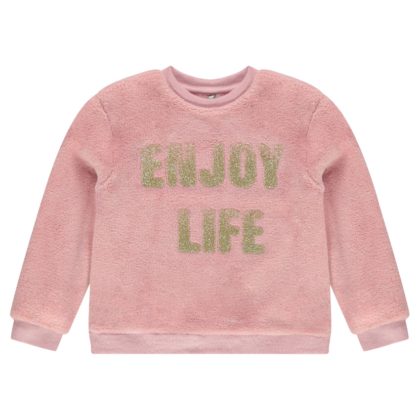 Sweat en molleton doublé sherpa 