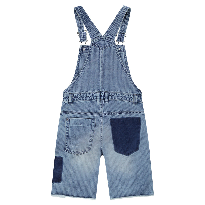 Junior - Salopette en denim fantaisie avec déchirures 