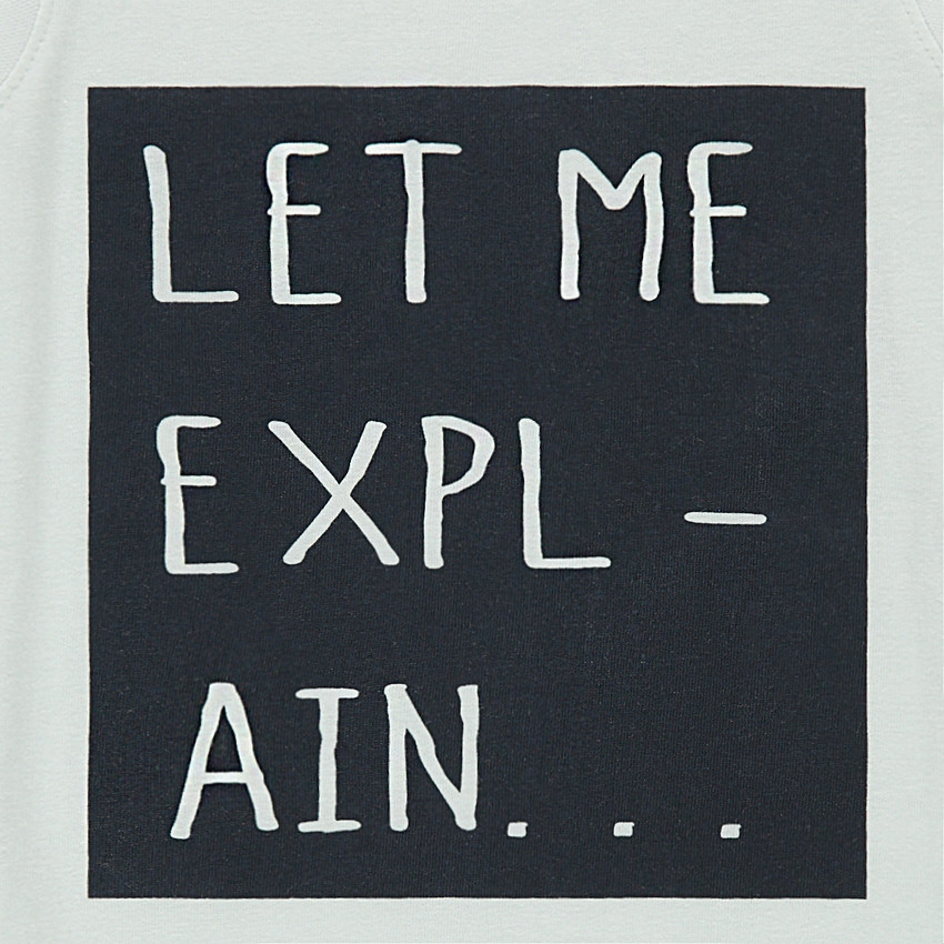 Débardeur en jersey avec texte printé 