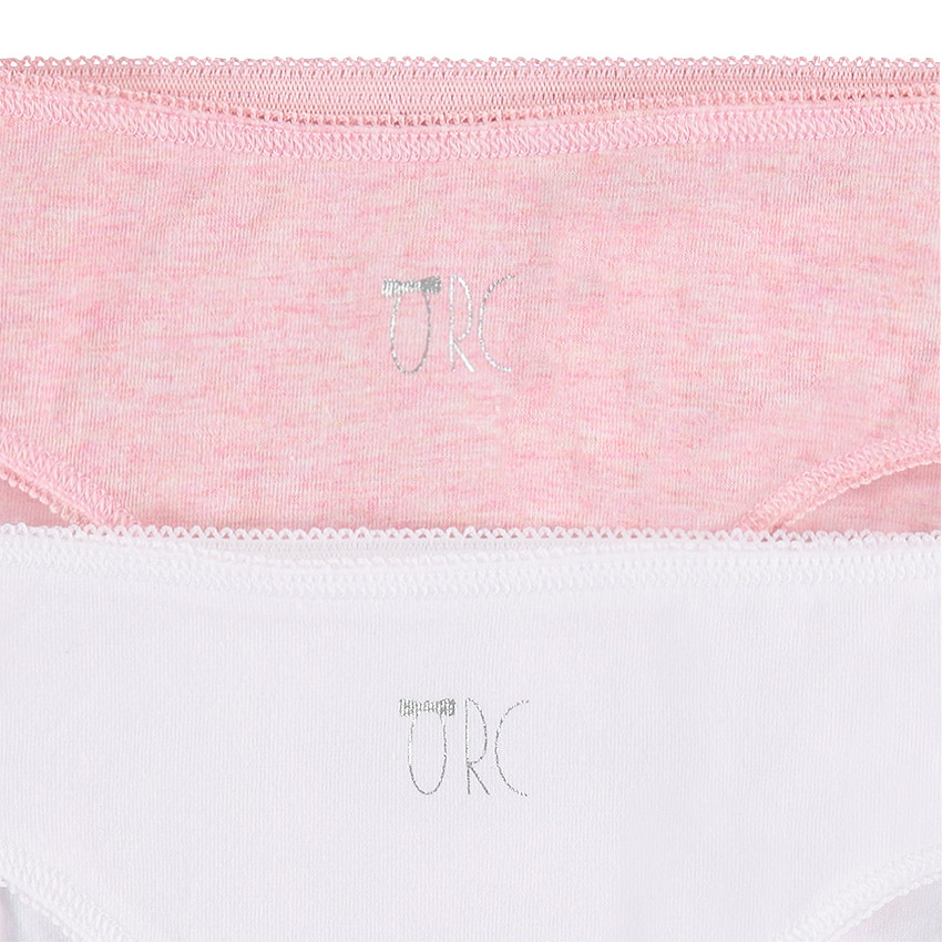 Lot de 2 culottes unies avec print logo 