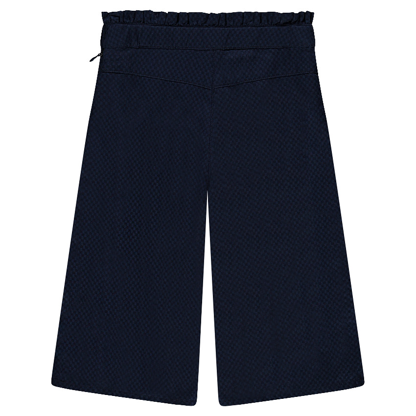 Pantalon large en toile armurée  