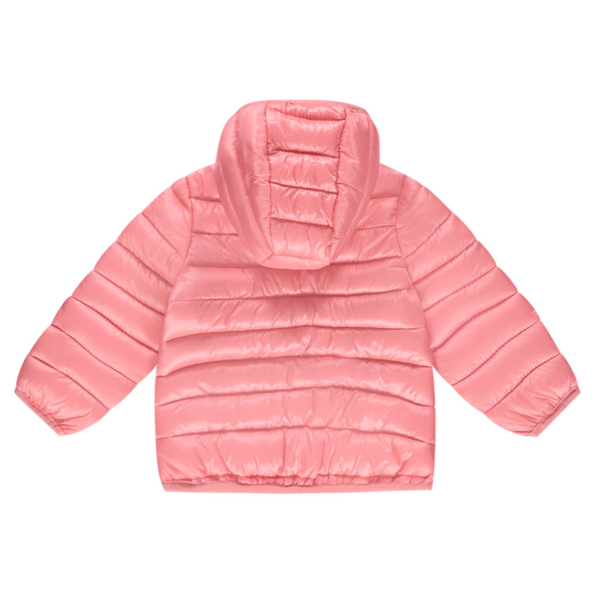 Doudoune light* imperméable à capuche avec sac de rangement imprimé 