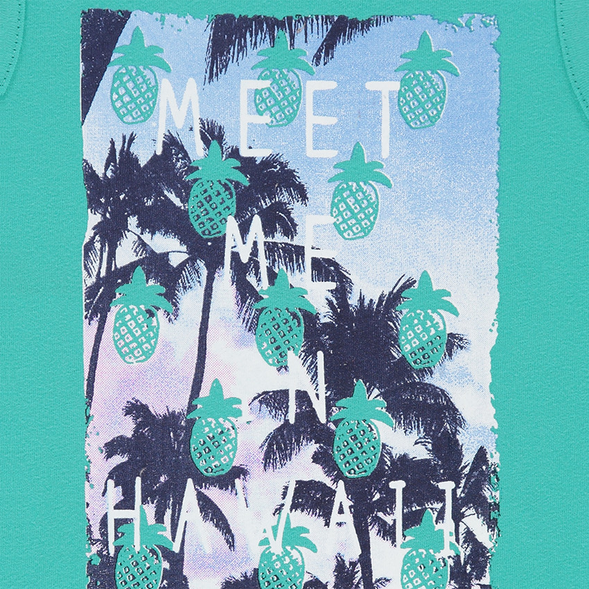 Débardeur en coton avec print fantaisie 