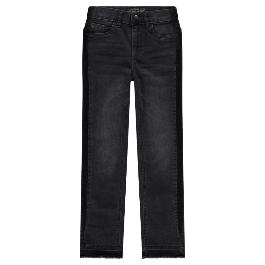 Junior - Jeans coupe slim effet used 