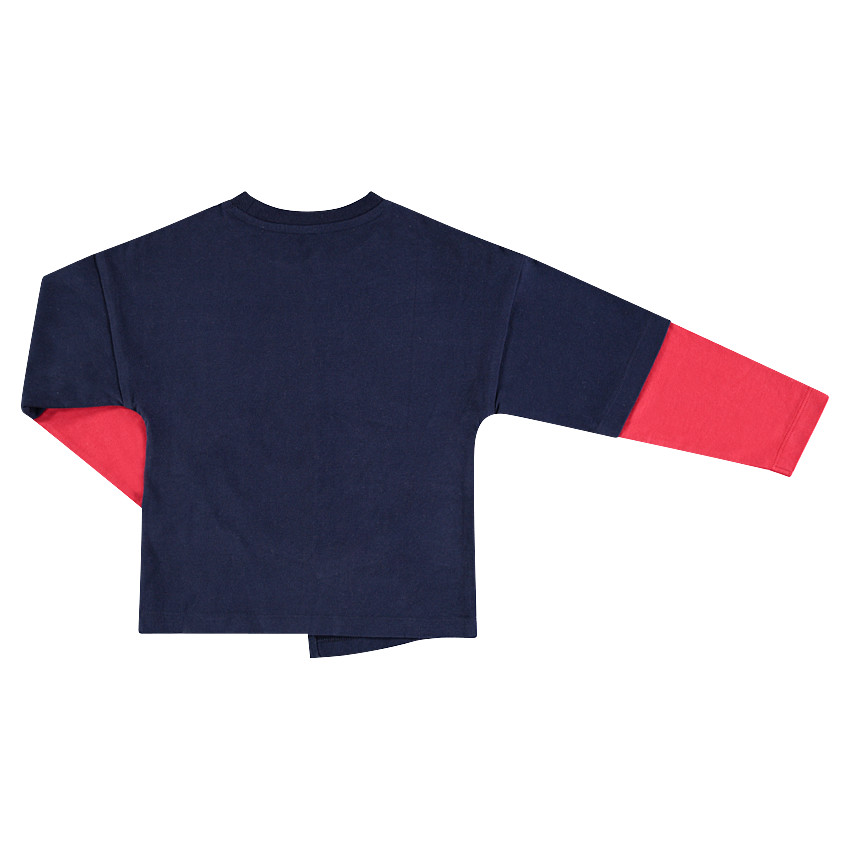 Tee-shirt manches longues effet 2 en 1 print Marvel Spiderman  