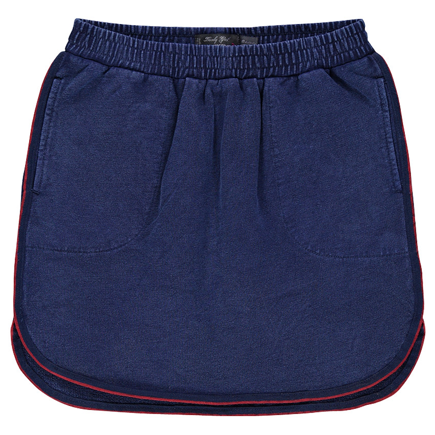 Junior - Jupe courte en molleton slub  