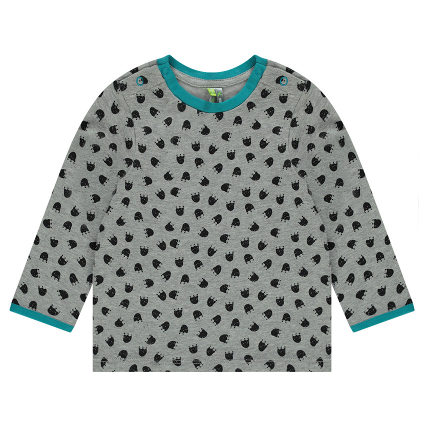 Tee-shirt manches longues imprimé all-over 