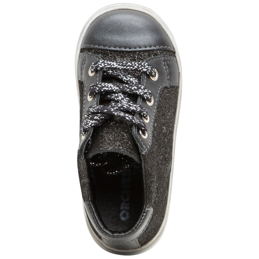 Bottillons en cuir brillant à étoiles all-over 