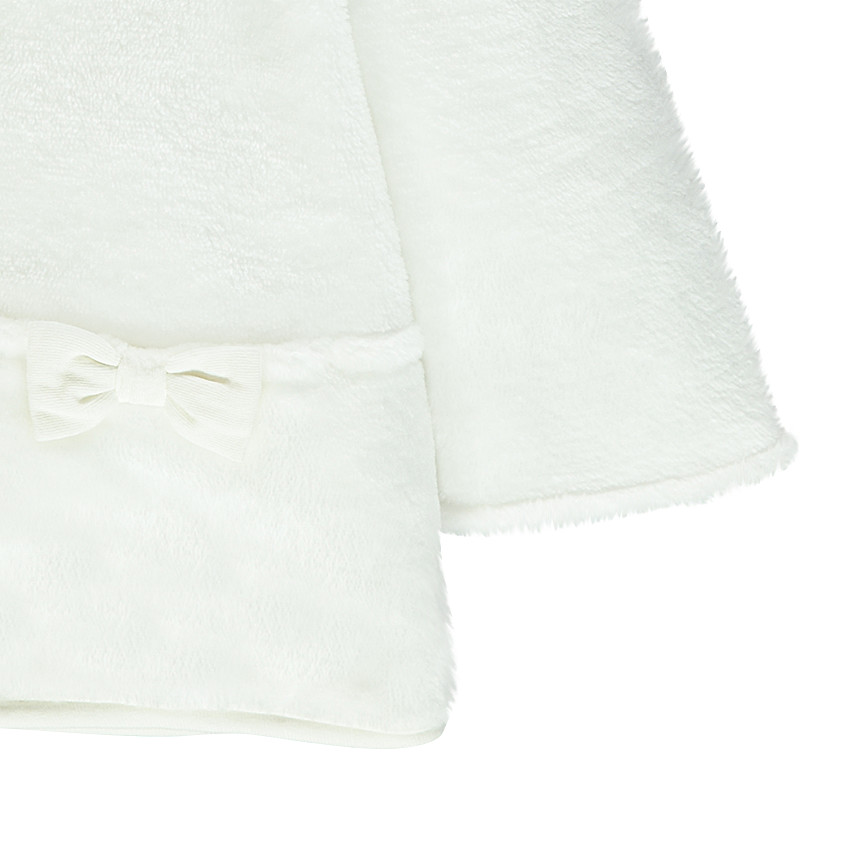 Veste en sherpa à capuche avec oreilles 3D 