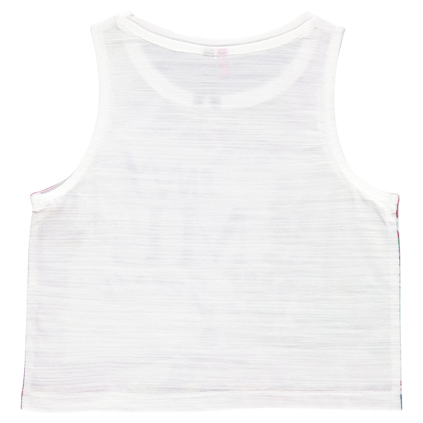 Débardeur court print fantaisie 