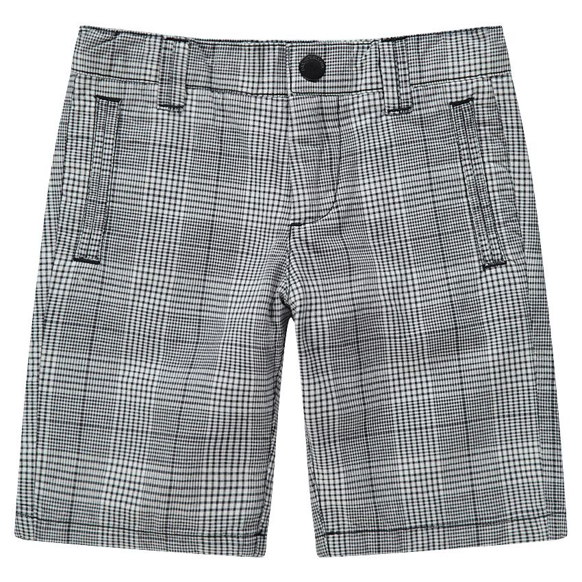 Bermuda à carreaux Prince de Galles all-over 