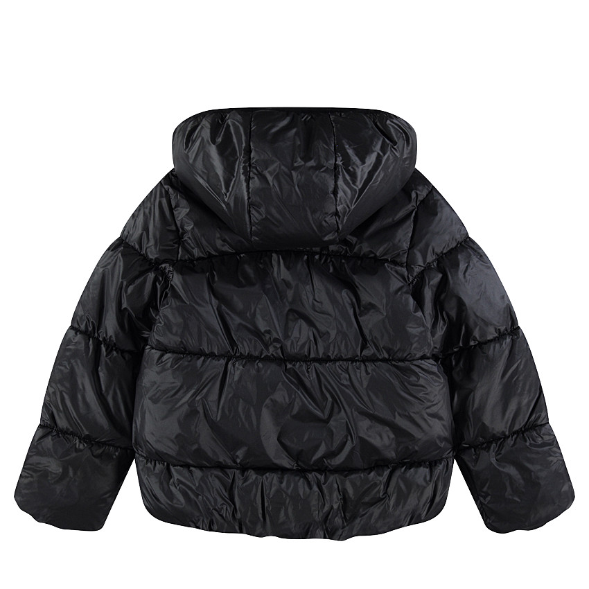 Junior - Doudoune matelassée à capuche avec doublure en micropolaire 