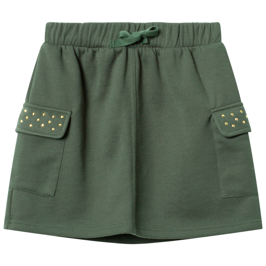 Jupe en neoprene détails fantaisies 