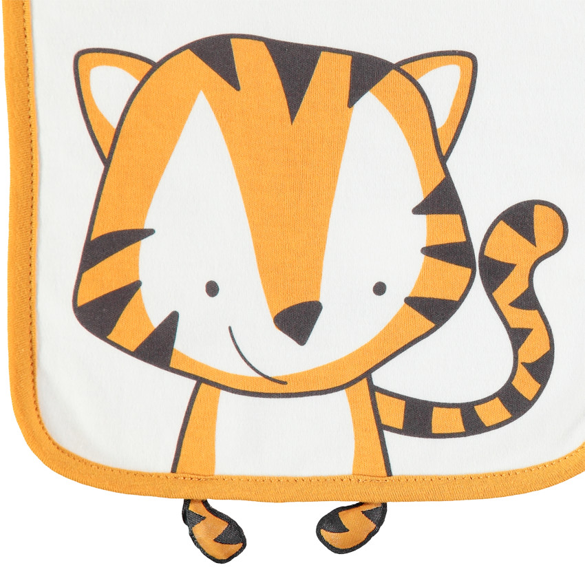 Lot de 2 bavoirs à nouer print fantaisie / uni 