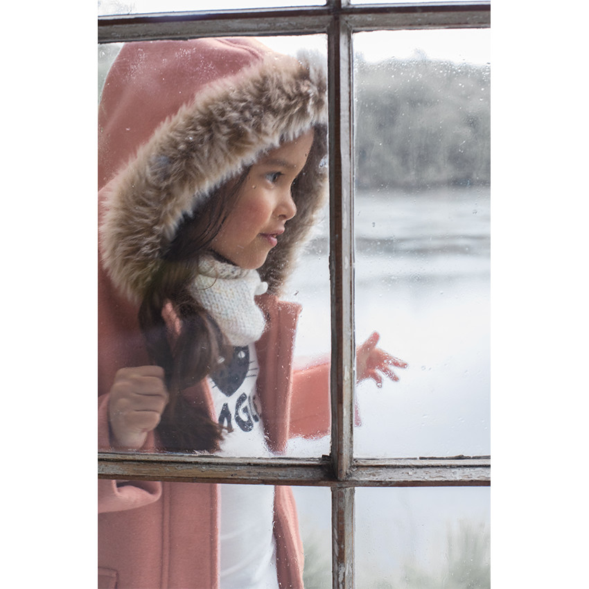 Sous-pull col roulé avec print chat 