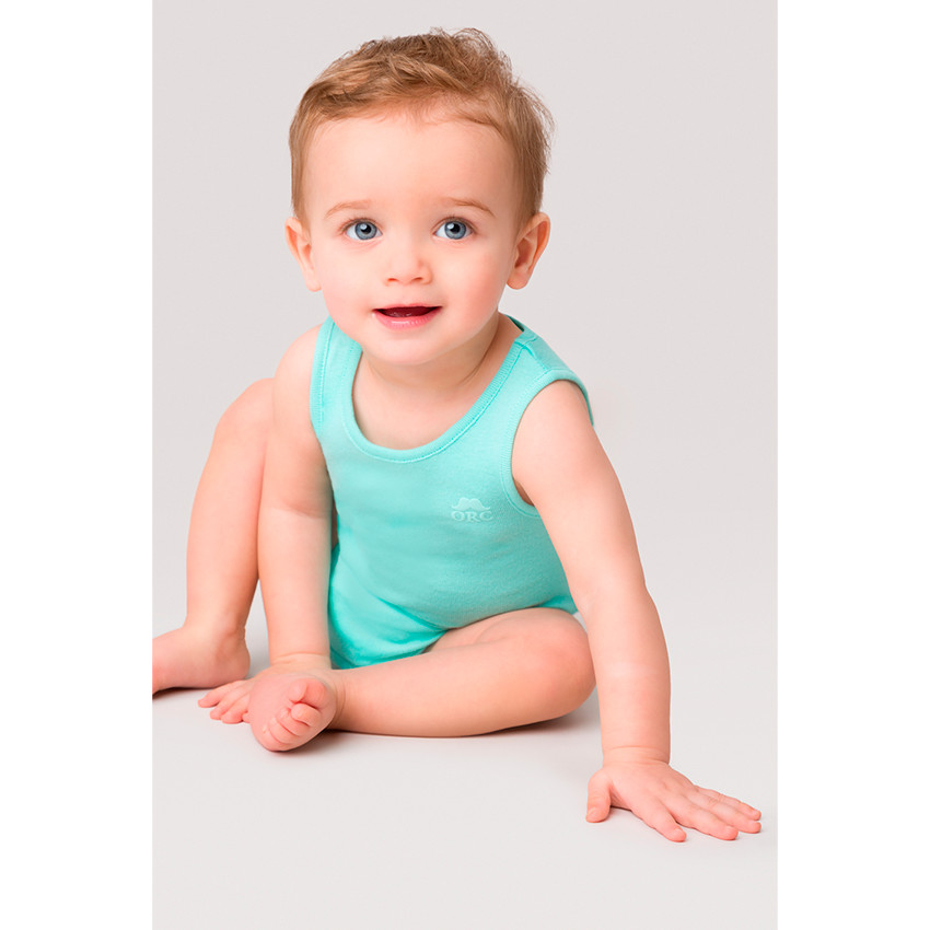 Lot de 3 bodies sans manches avec logo moustache printé 