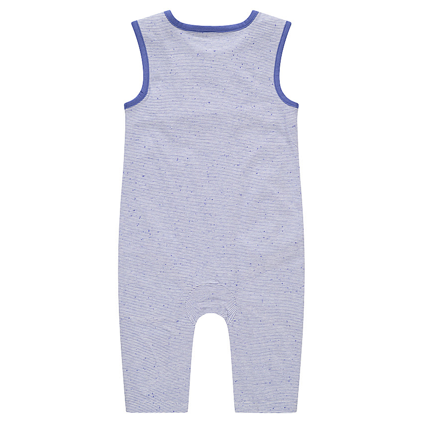 Combinaison rayée all-over avec prints Smiley  