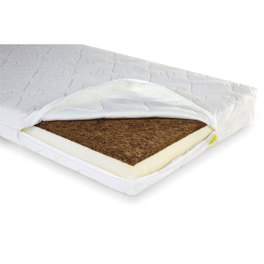 Matelas Duo Kokos Natural Safe Sleeper - 60 x 120 x 12 cm 