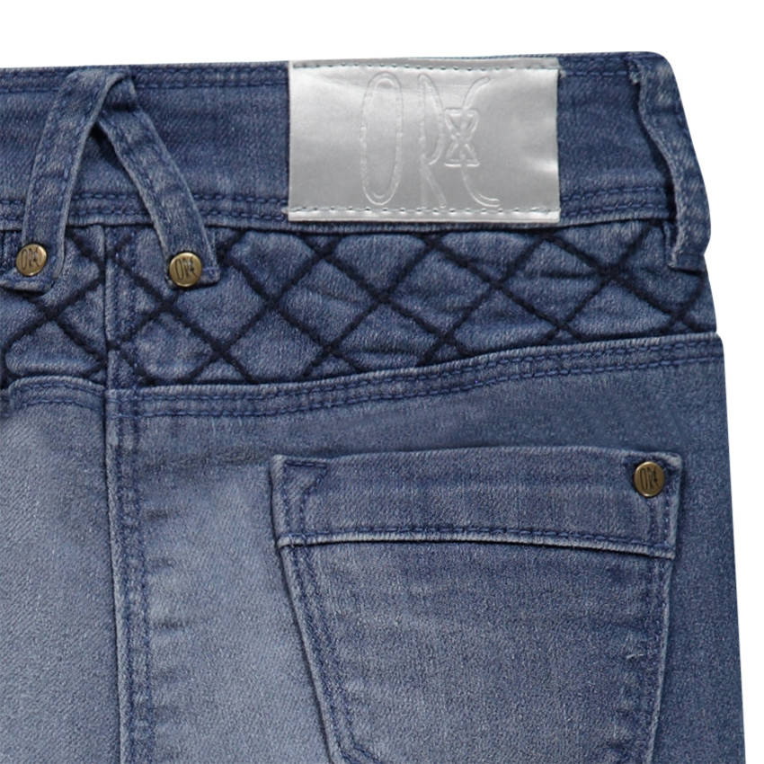 Junior - Jeans droit fitté doublé jersey 