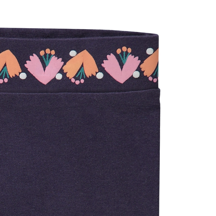 Legging en jersey avec fleurs printées 