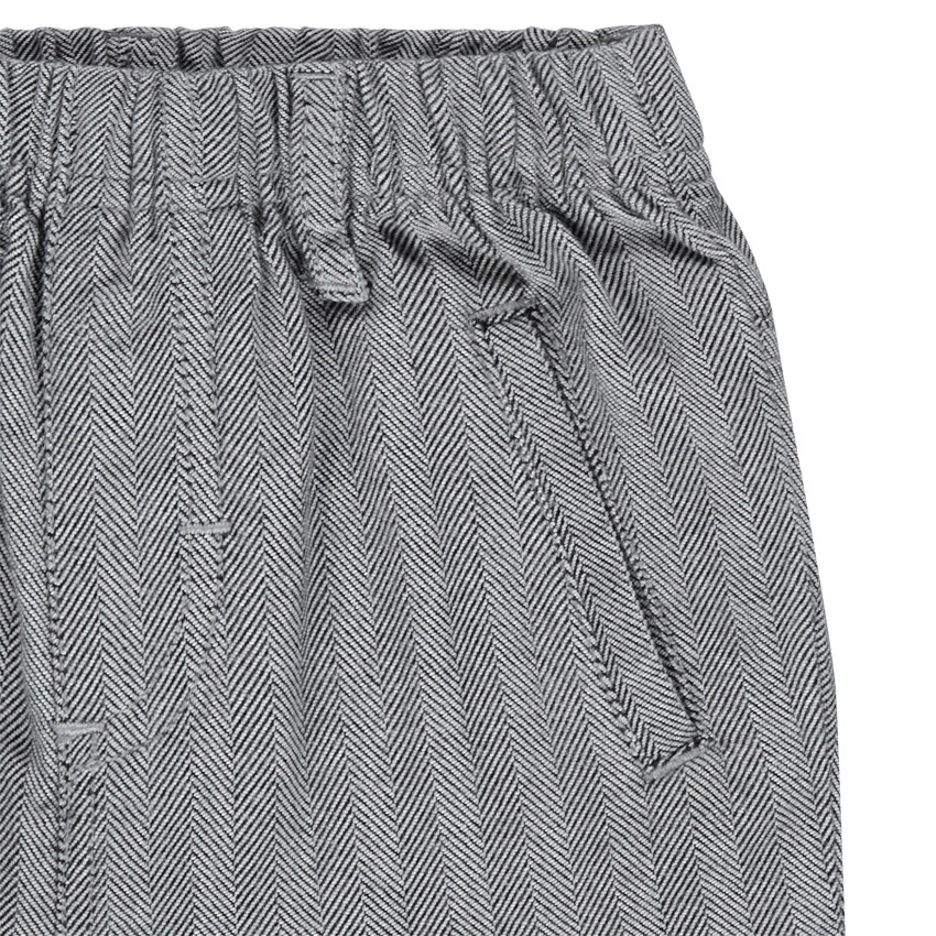 Bermuda en coton à chevrons 