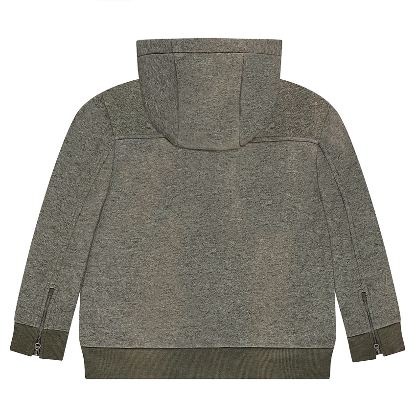 Junior - Gilet à capuche en molleton avec capuche doublée sherpa 