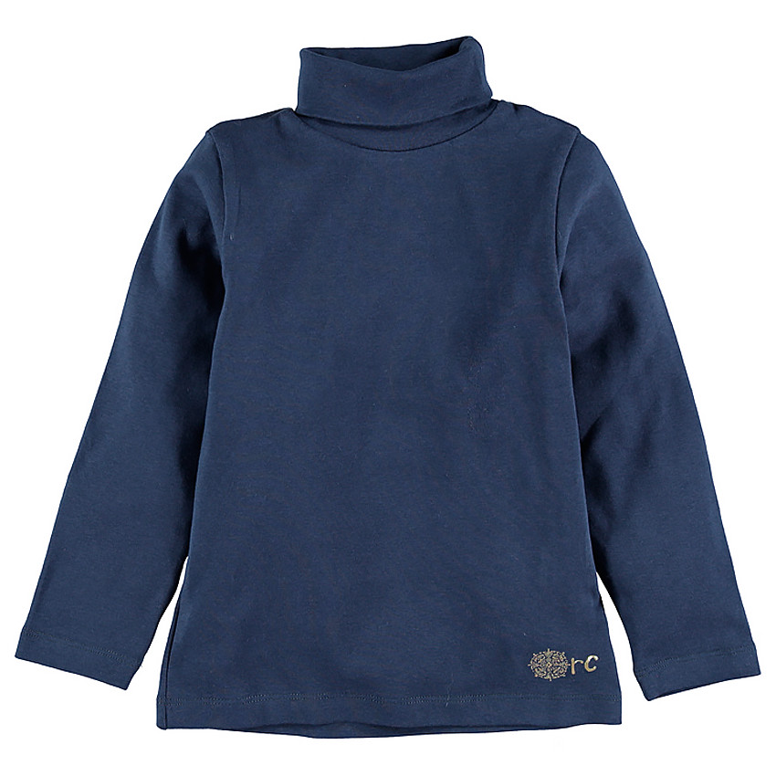 Junior - Sous-pull col roulé en coton stretch 