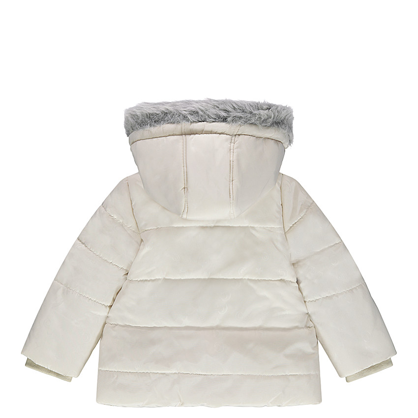 Parka matelassée à capuche amovible avec doublure en sherpa 