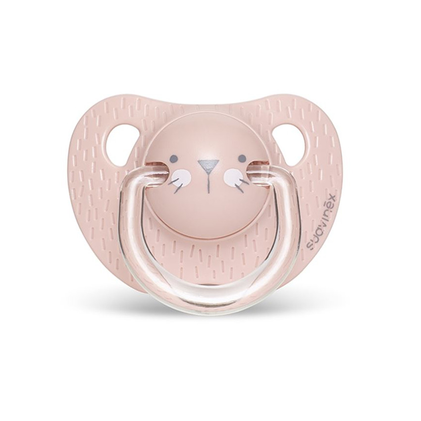 Sucette réversible en silicone Hygge +18 mois - Rose 