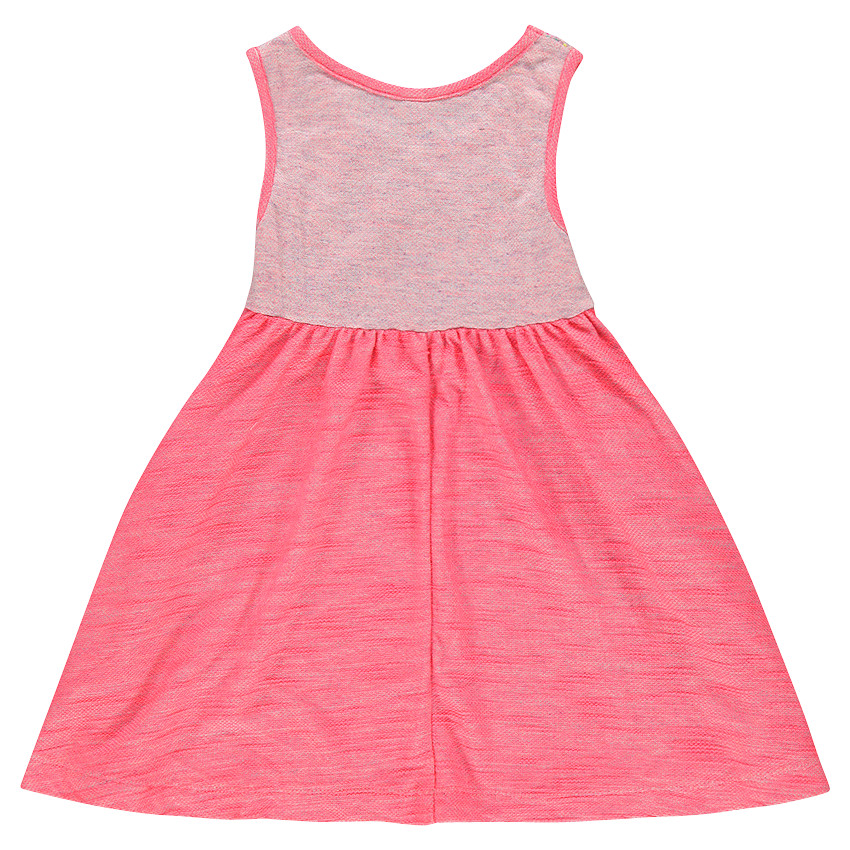 Robe sans manches printée en molleton  