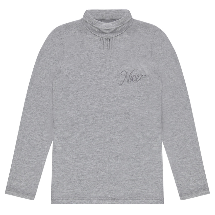 Junior - Sous-pull à col roulé avec inscription printée 