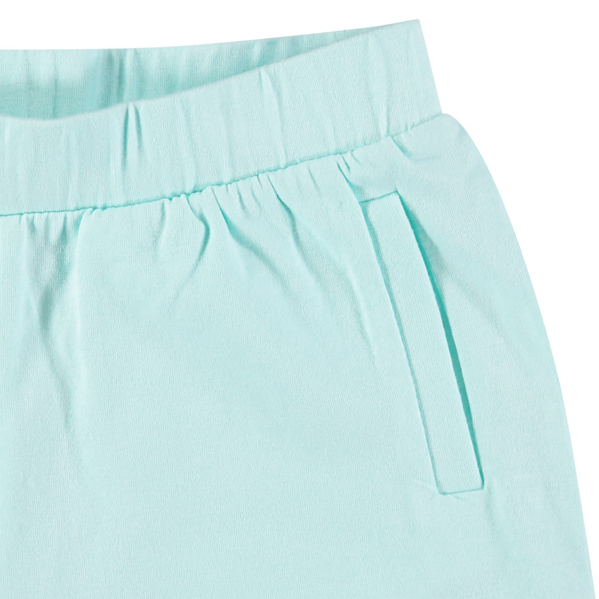 Ensemble avec tunique à fleurs et short uni 