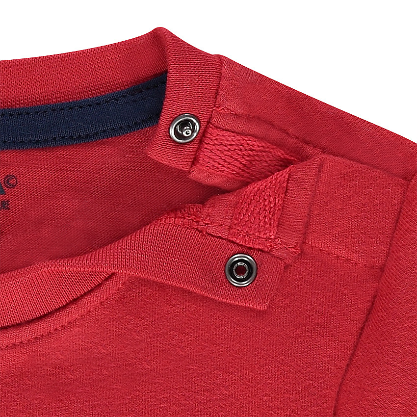 Tee-shirt manches longues en jersey avec motif fantaisie printé 