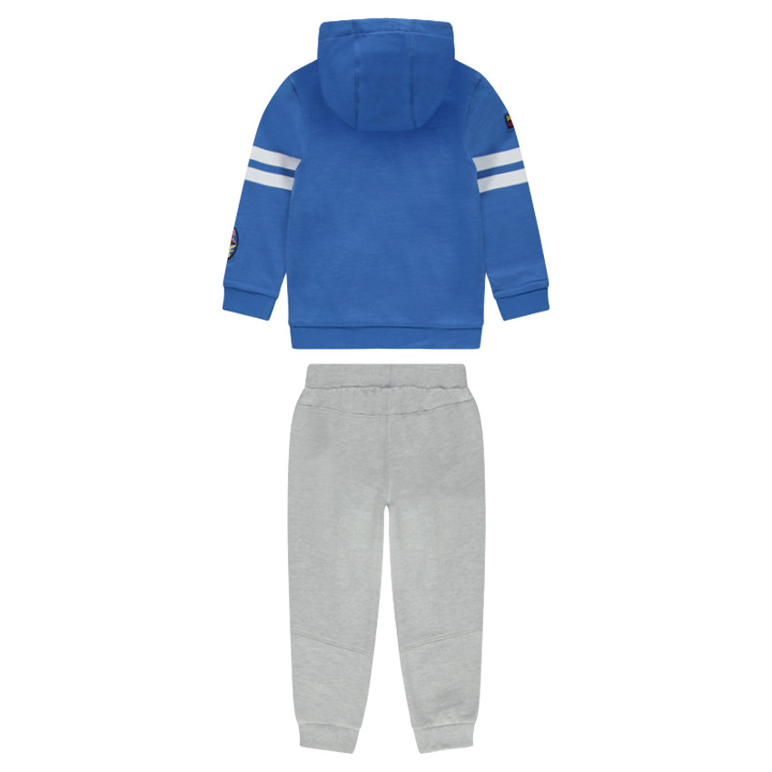 Jogging en molleton bicolore avec badges et prints Indestructibles Disney 