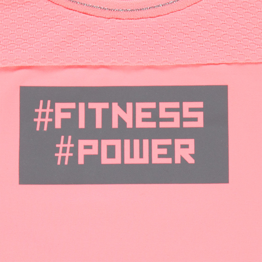 Tee-shirt manches courtes bi-matière spécial sport 