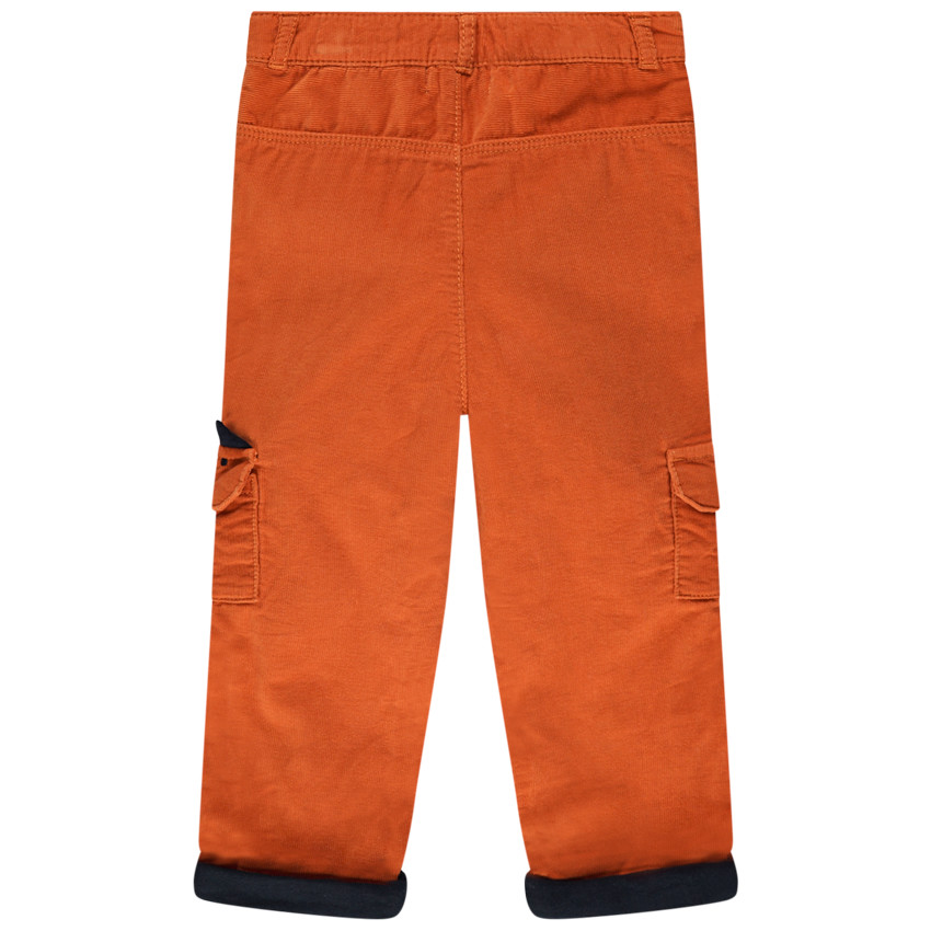 Pantalon en velours milleraies à poches 