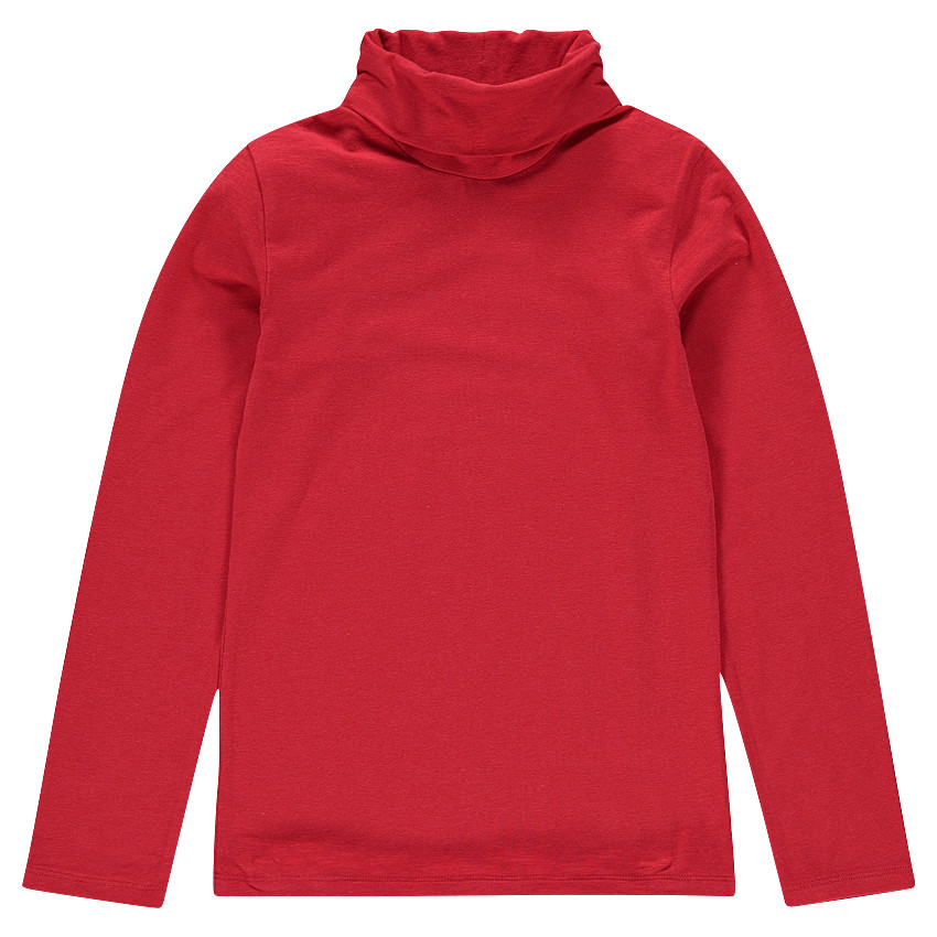 Junior - Sous-pull uni col roulé 