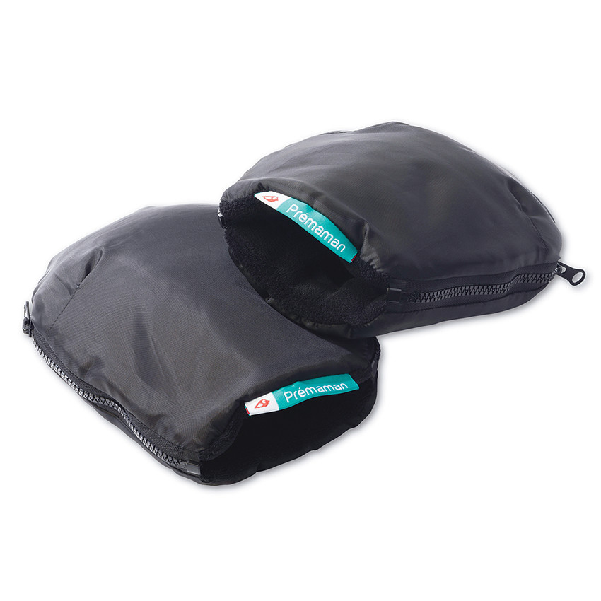 Moufles pour poussette - Noir  