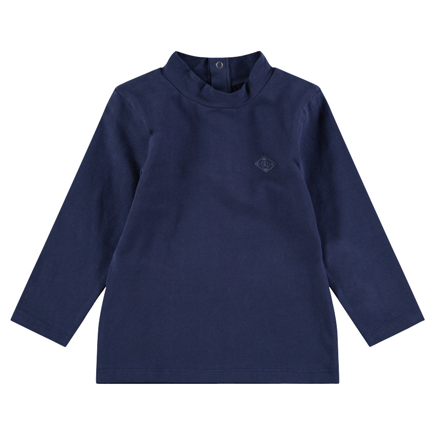 Sous-pull col cheminée avec logo printé 